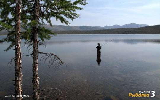 Обои на рабочий стол на рыболовную тематику.